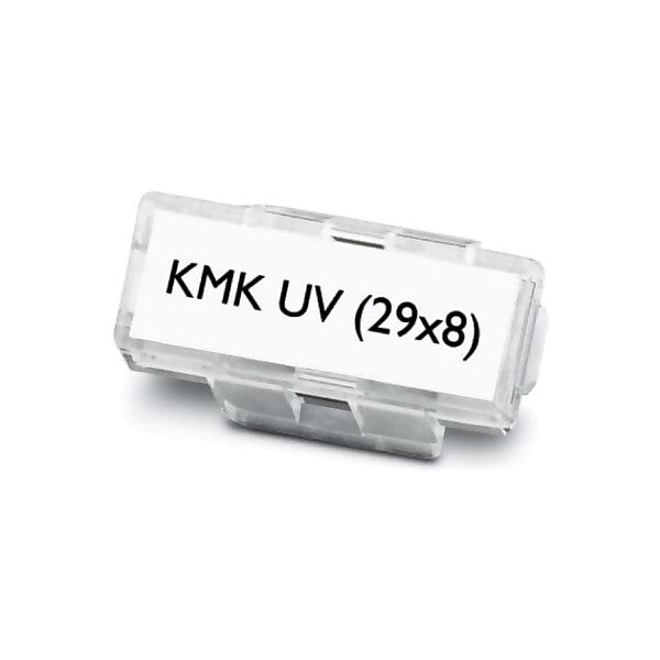Phoenix Contact Kabelmarkerträger transparent, 29x8mm KMK UV (29X8)